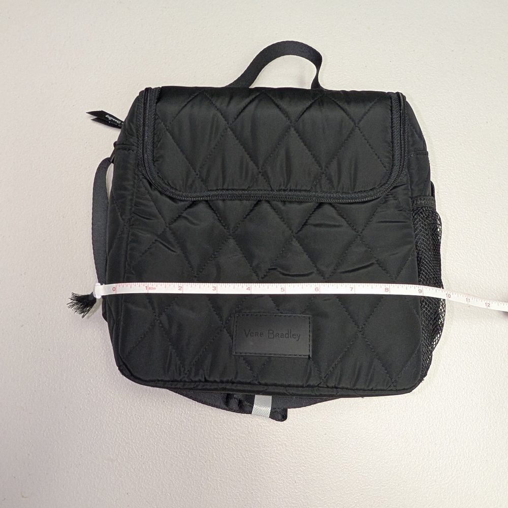 Vera Bradley Black Quilted Lunch Bag - Picture 4 of 7